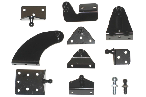 Gas springs mounting brackets and hardware for Signature Series Gas Springs