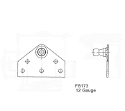 Part Number FB173 Schematic Drawings - Mounting Hardware For Signature Series Gas Springs